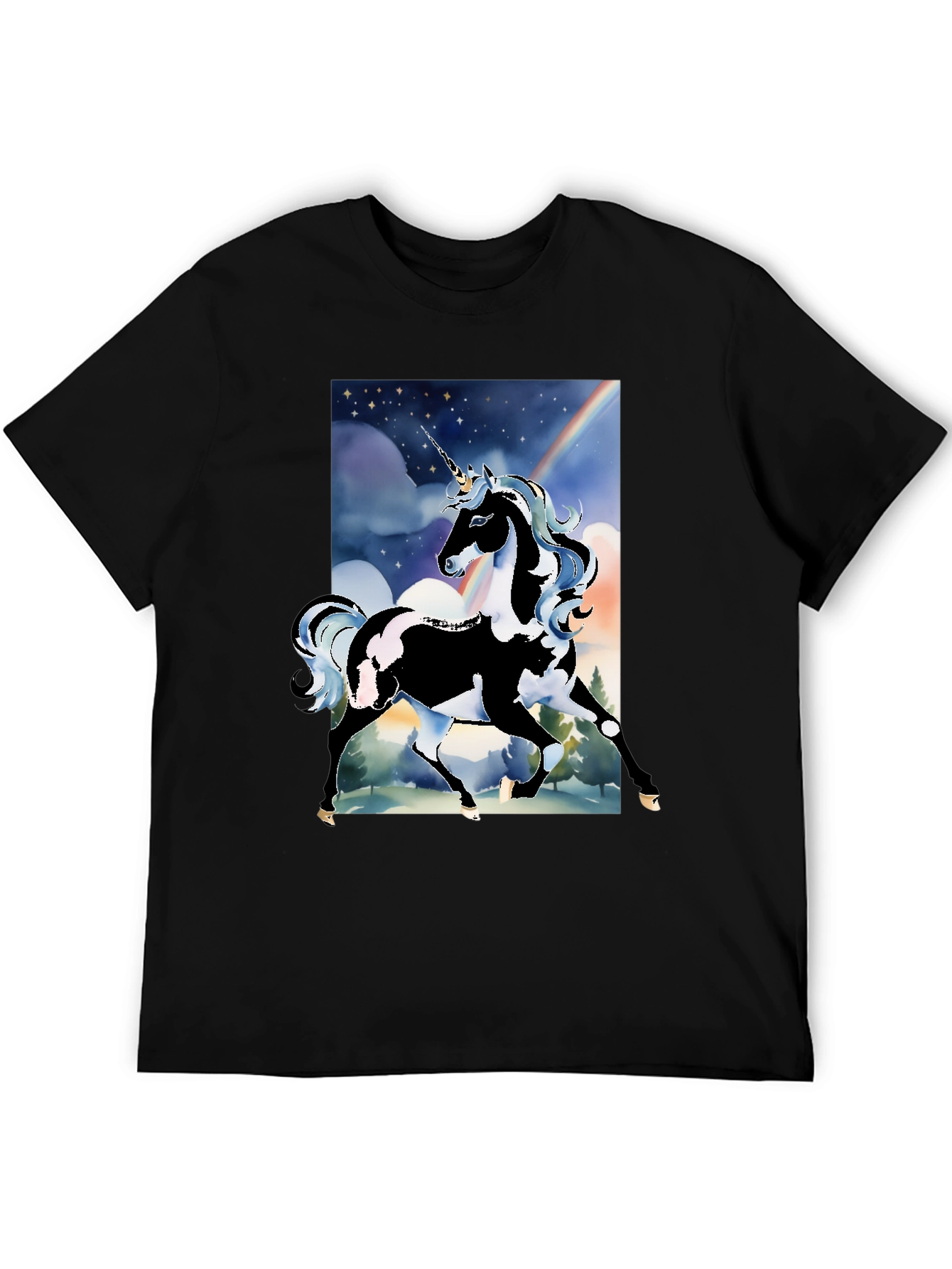 Unicorn Graphic Print Tee