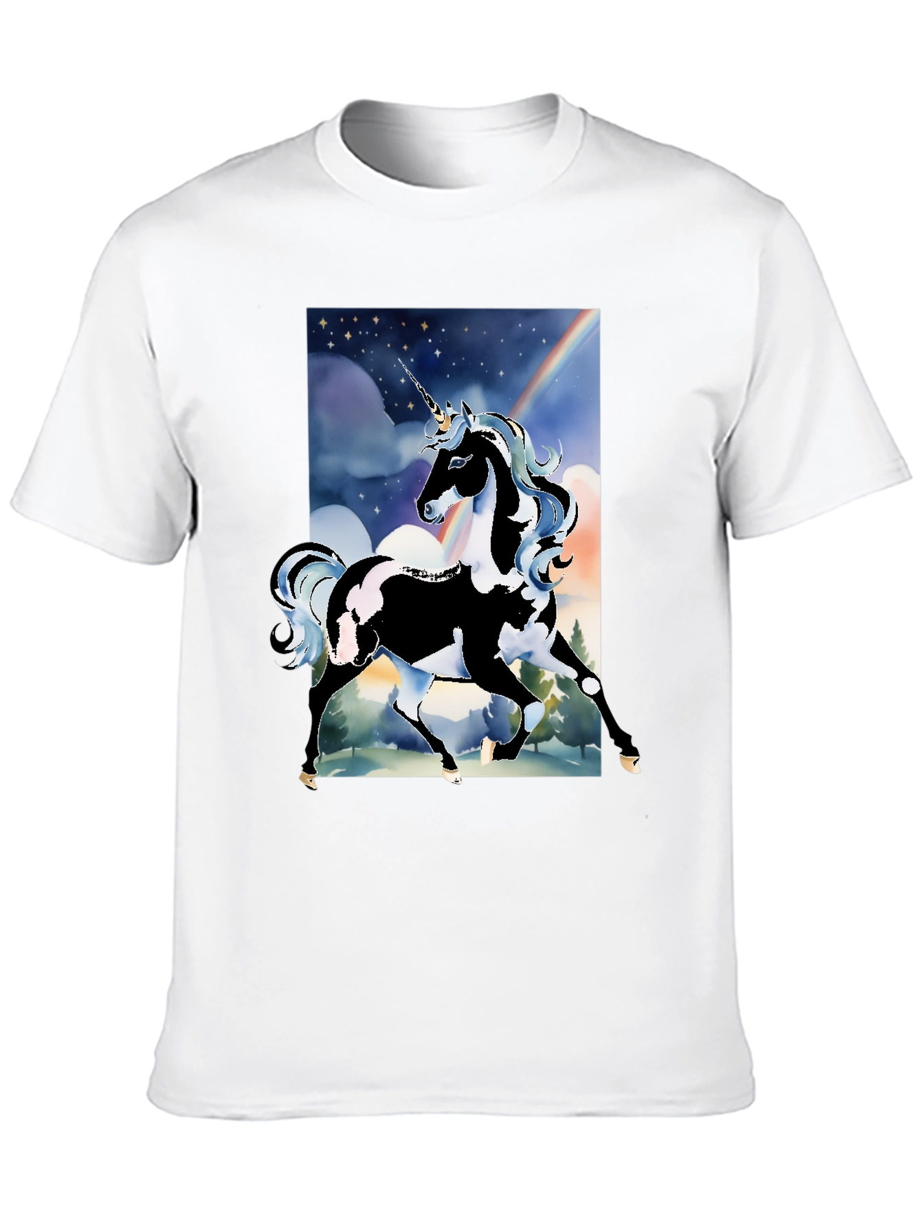 Unicorn Graphic Print Tee