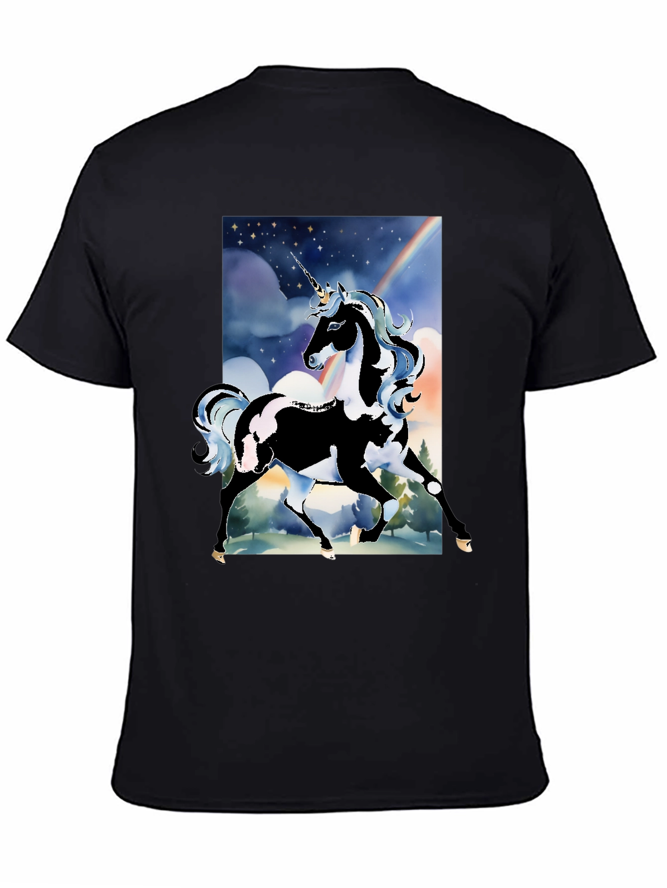 Unicorn Graphic Print Tee