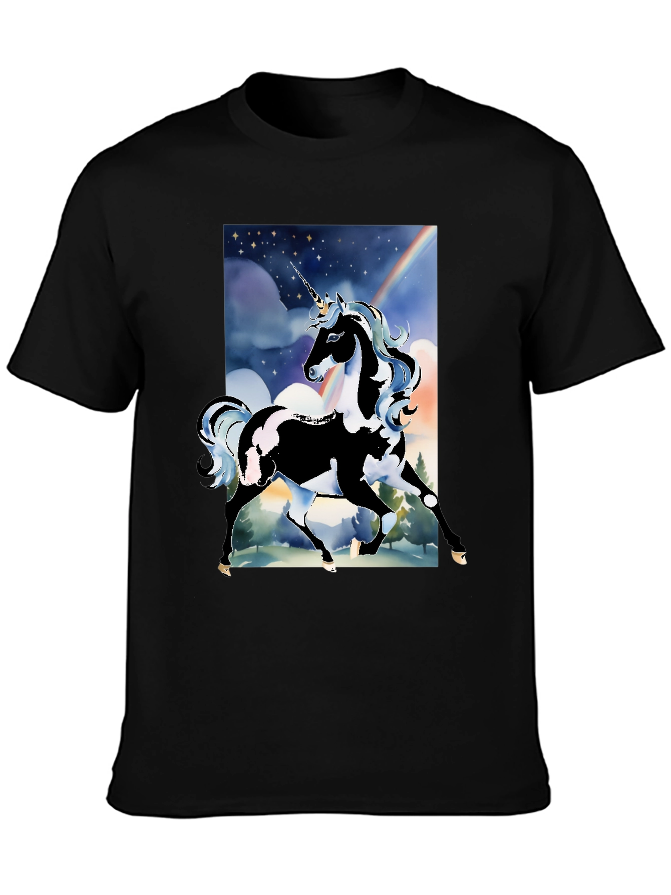 Unicorn Graphic Print Tee