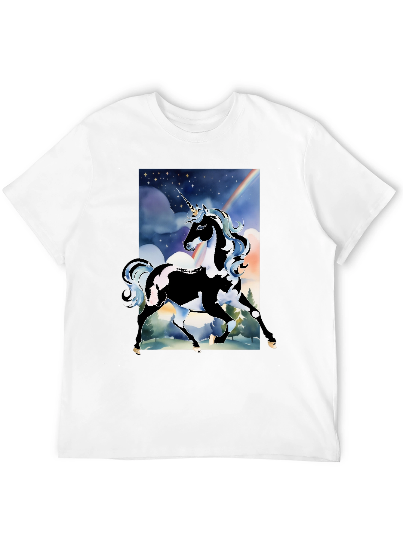 Unicorn Graphic Print Tee