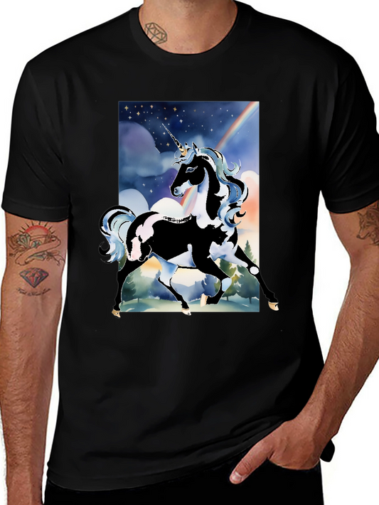Unicorn Graphic Print Tee