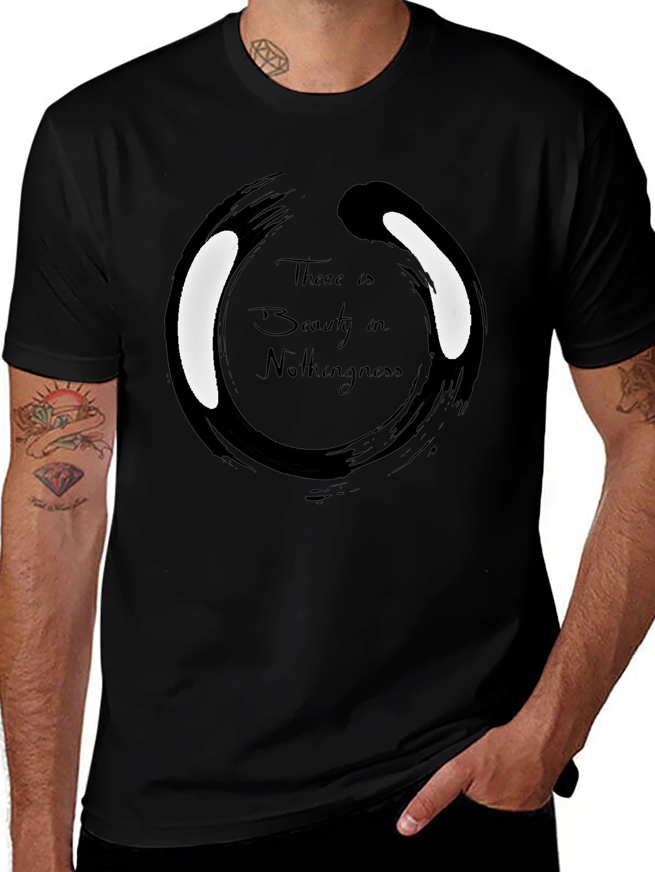 Beauty in Nothingness Black T-Shirt