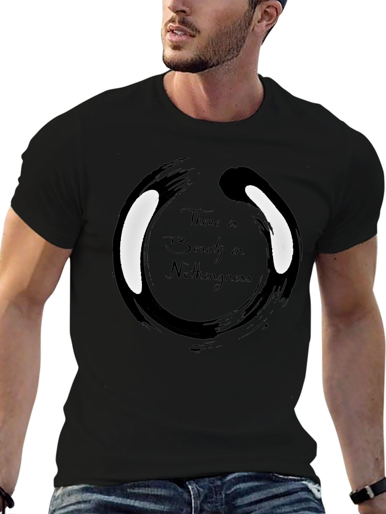 Beauty in Nothingness Black T-Shirt