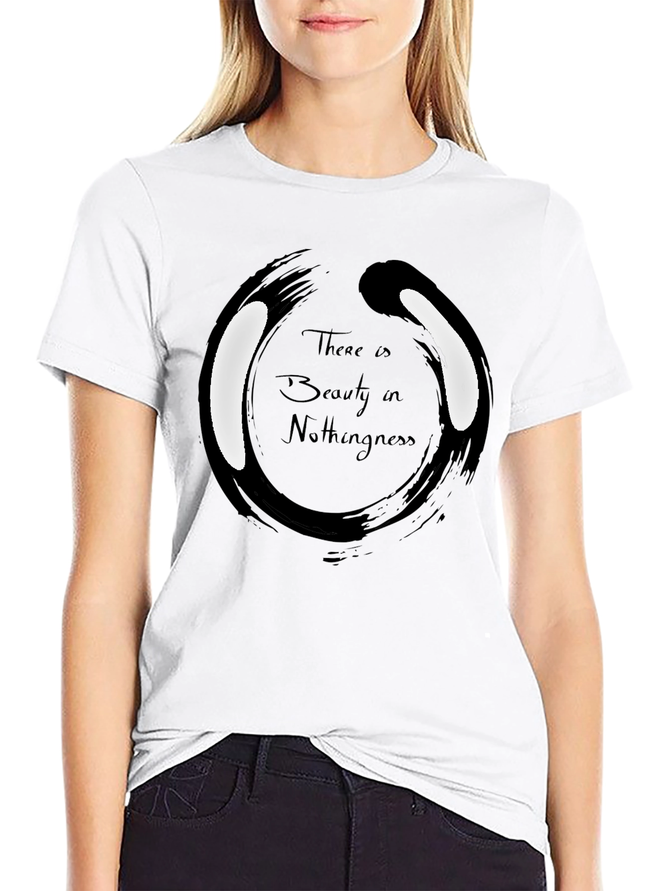 Beauty in Nothingness Black T-Shirt