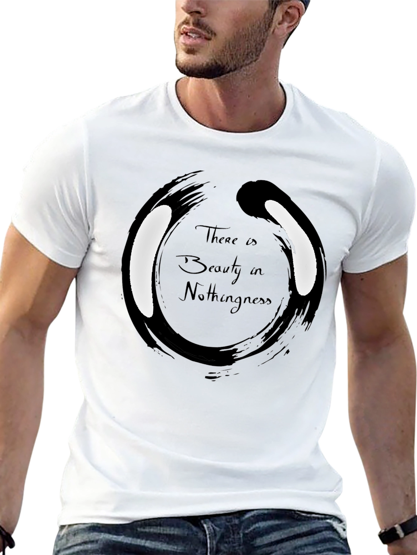 Beauty in Nothingness Black T-Shirt