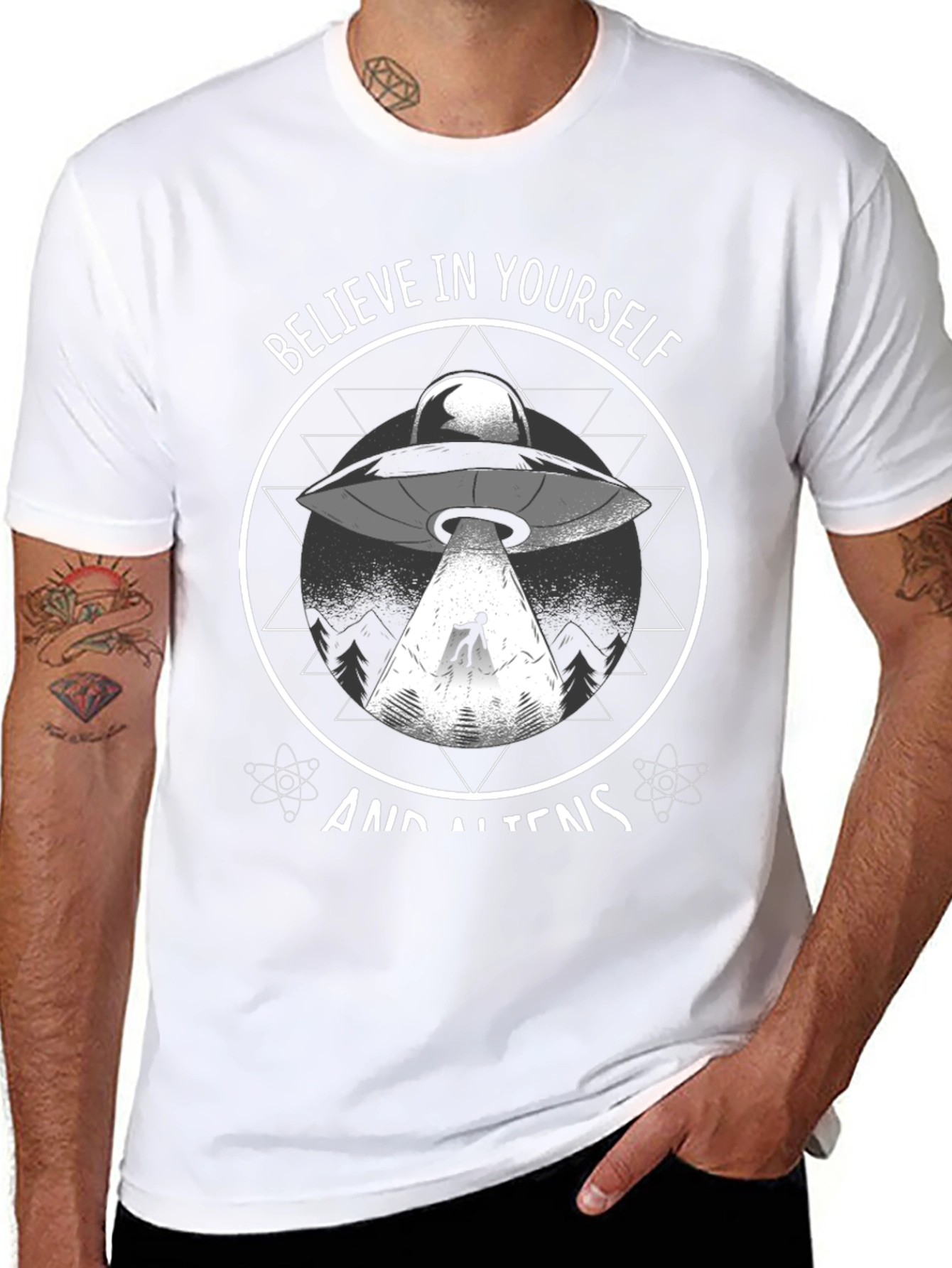 Believe in Yourself & Aliens T-Shirt