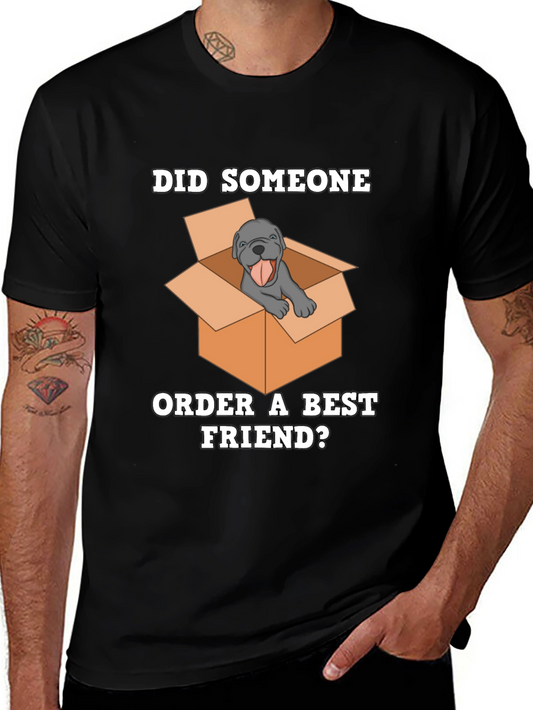 Best Friend Dog T-Shirt - Novelty Tee