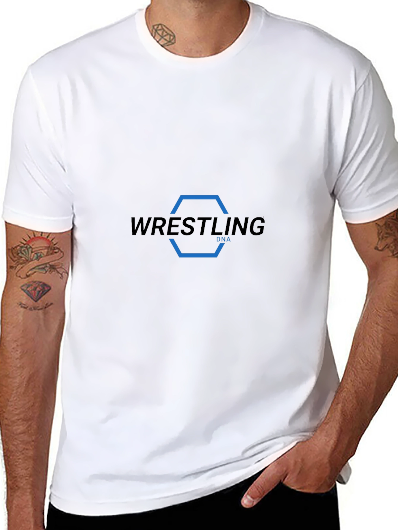Wrestling DNA Black T-Shirt