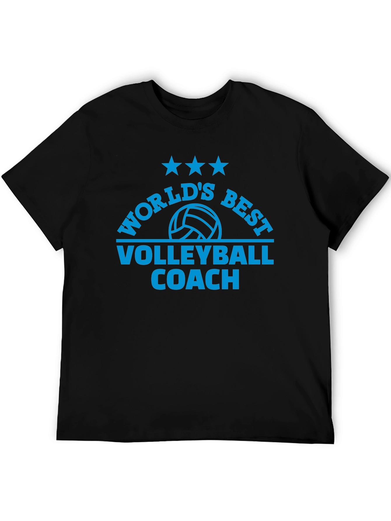 Worlds Best Volleyball Coach Graphic T-Shirt