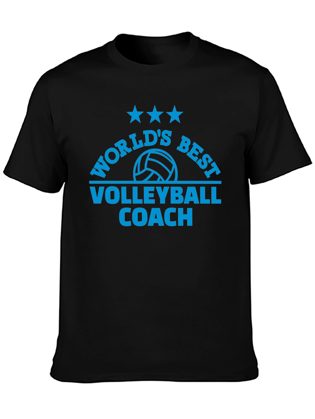 Worlds Best Volleyball Coach Graphic T-Shirt