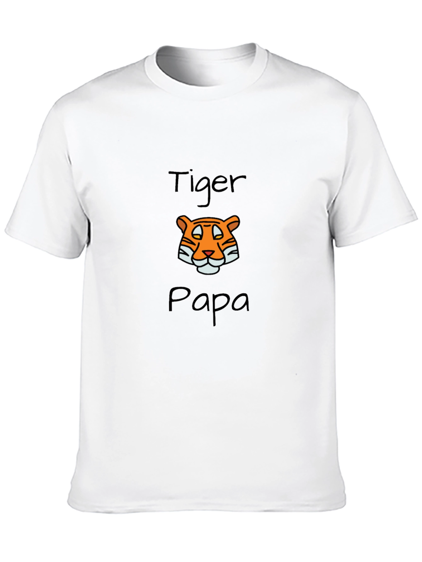 Tiger Papa Graphic T-Shirt - Black