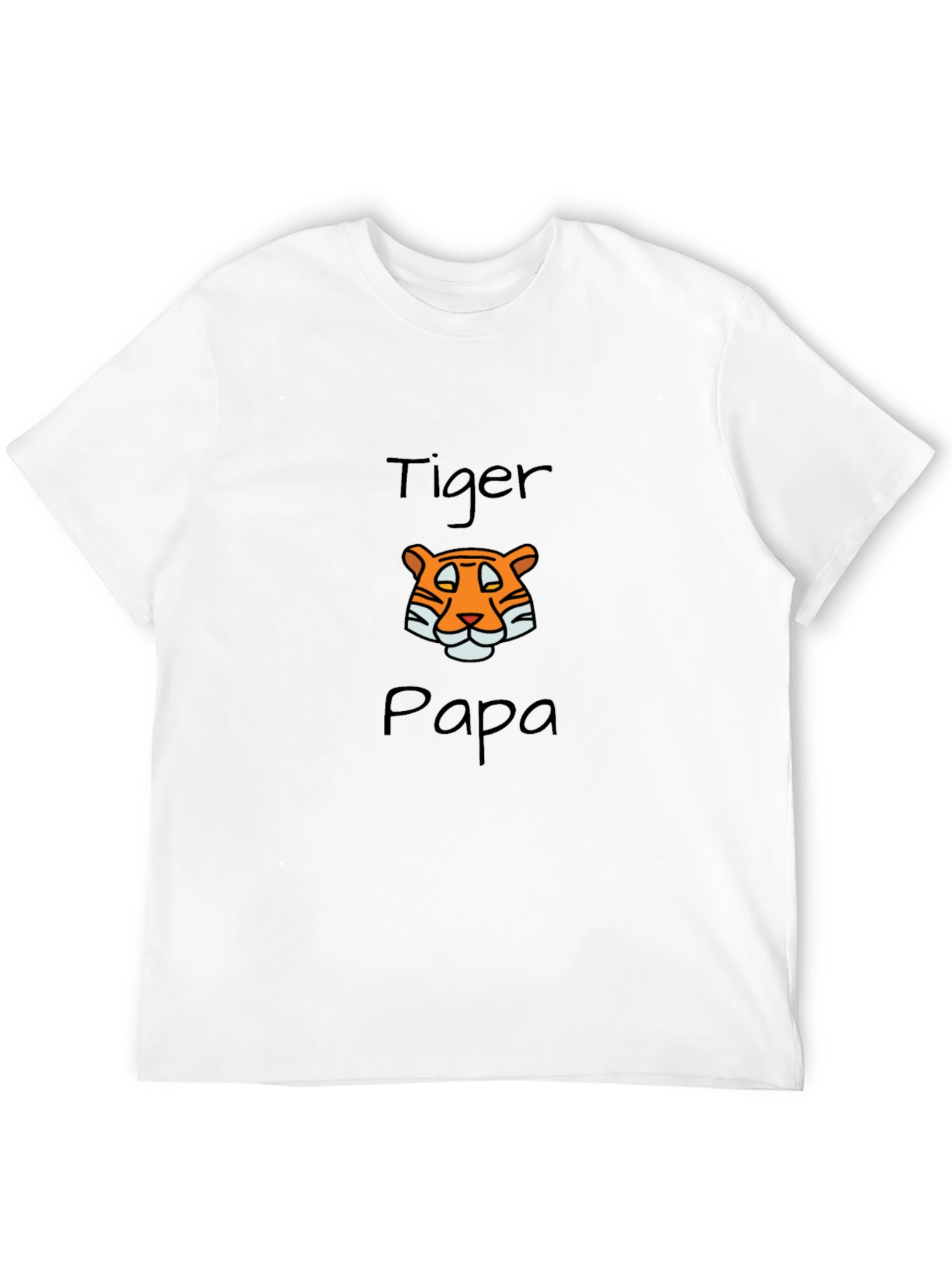 Tiger Papa Graphic T-Shirt - Black
