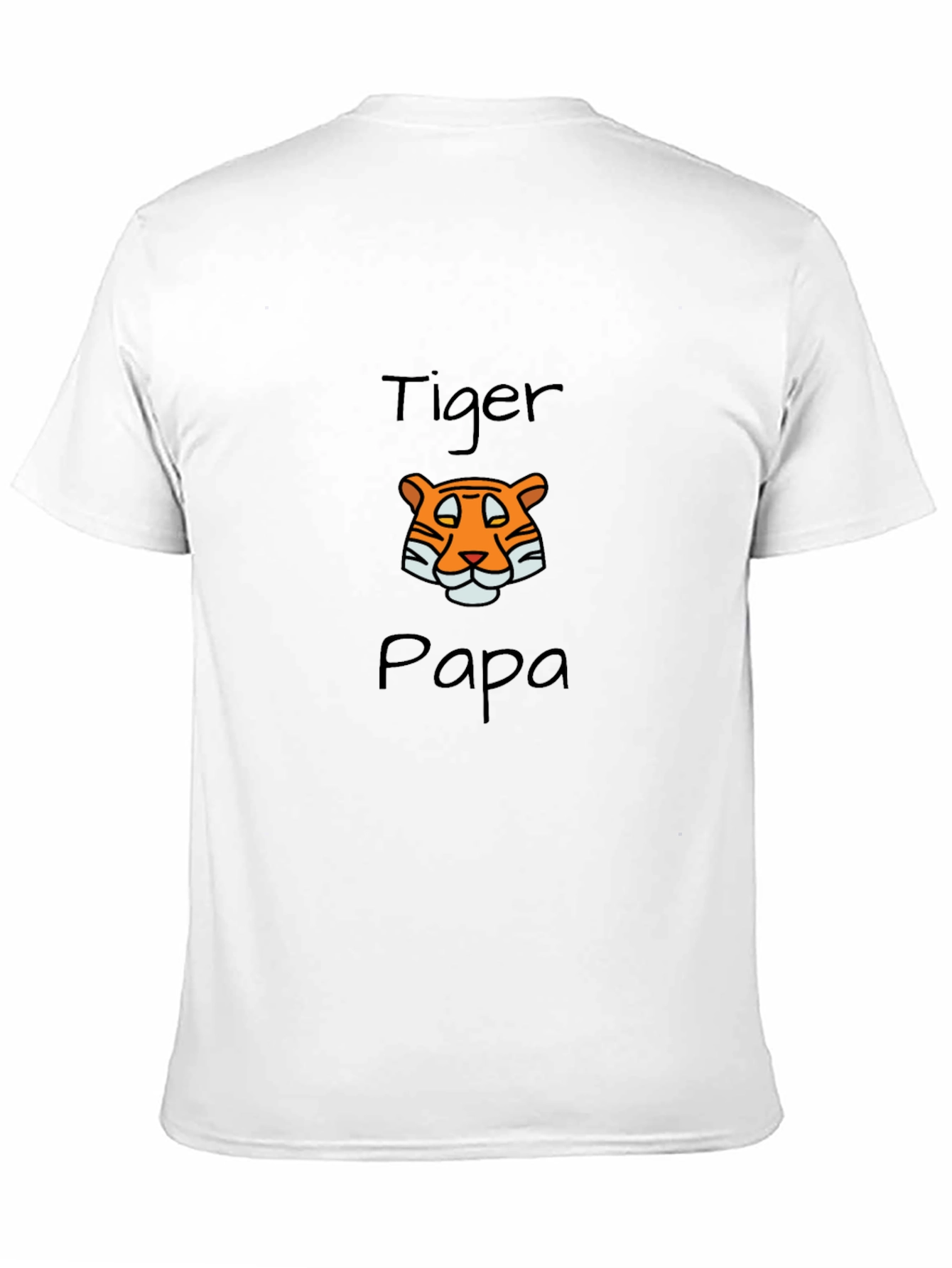 Tiger Papa Graphic T-Shirt - Black