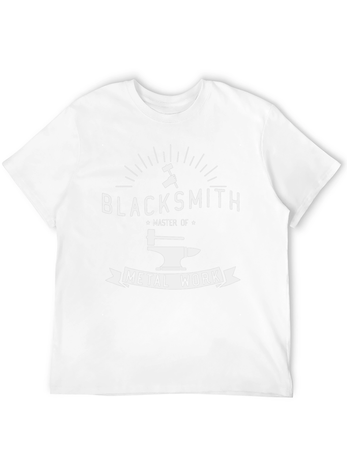 Blacksmith Master of Metal Work Black T-Shirt