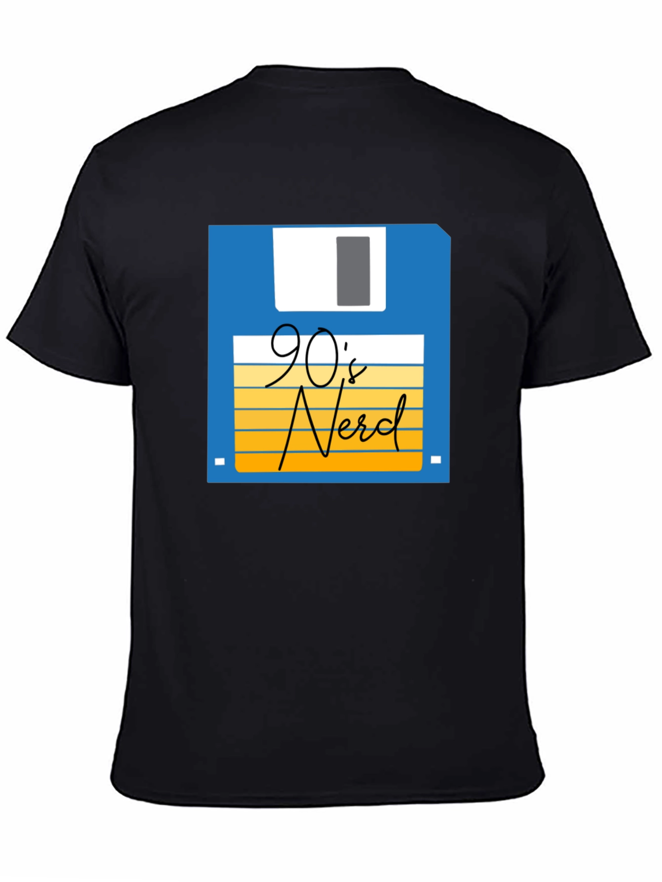 90s Nerd T-Shirt - Retro Floppy Disk Design