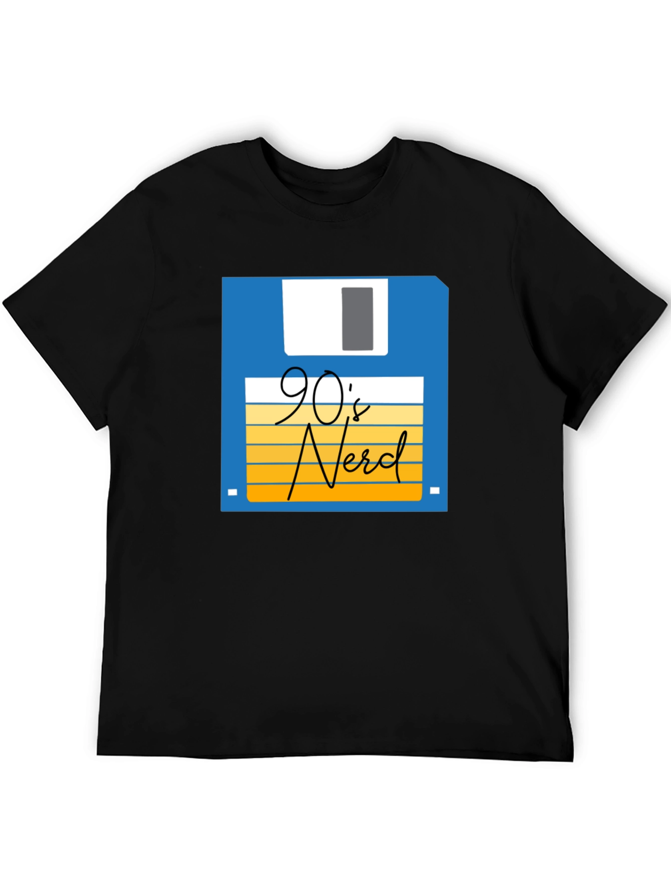 90s Nerd T-Shirt - Retro Floppy Disk Design