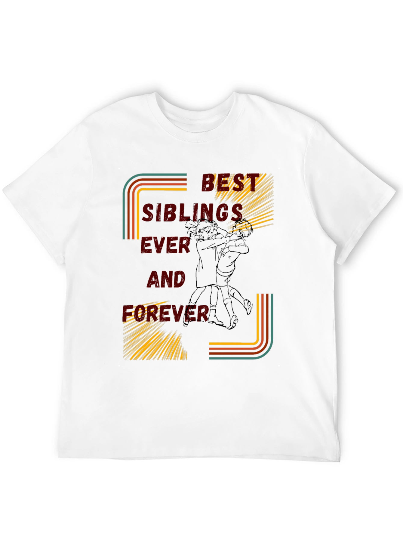 Best Siblings Ever Graphic T-Shirt
