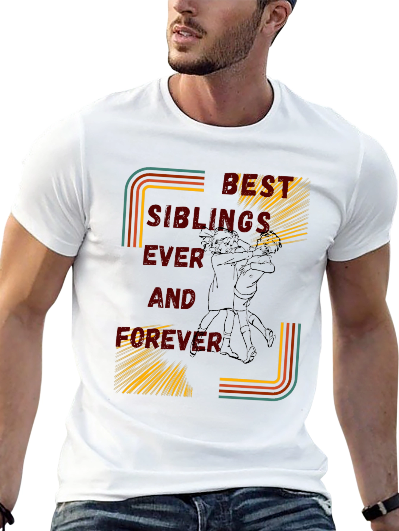 Best Siblings Ever Graphic T-Shirt