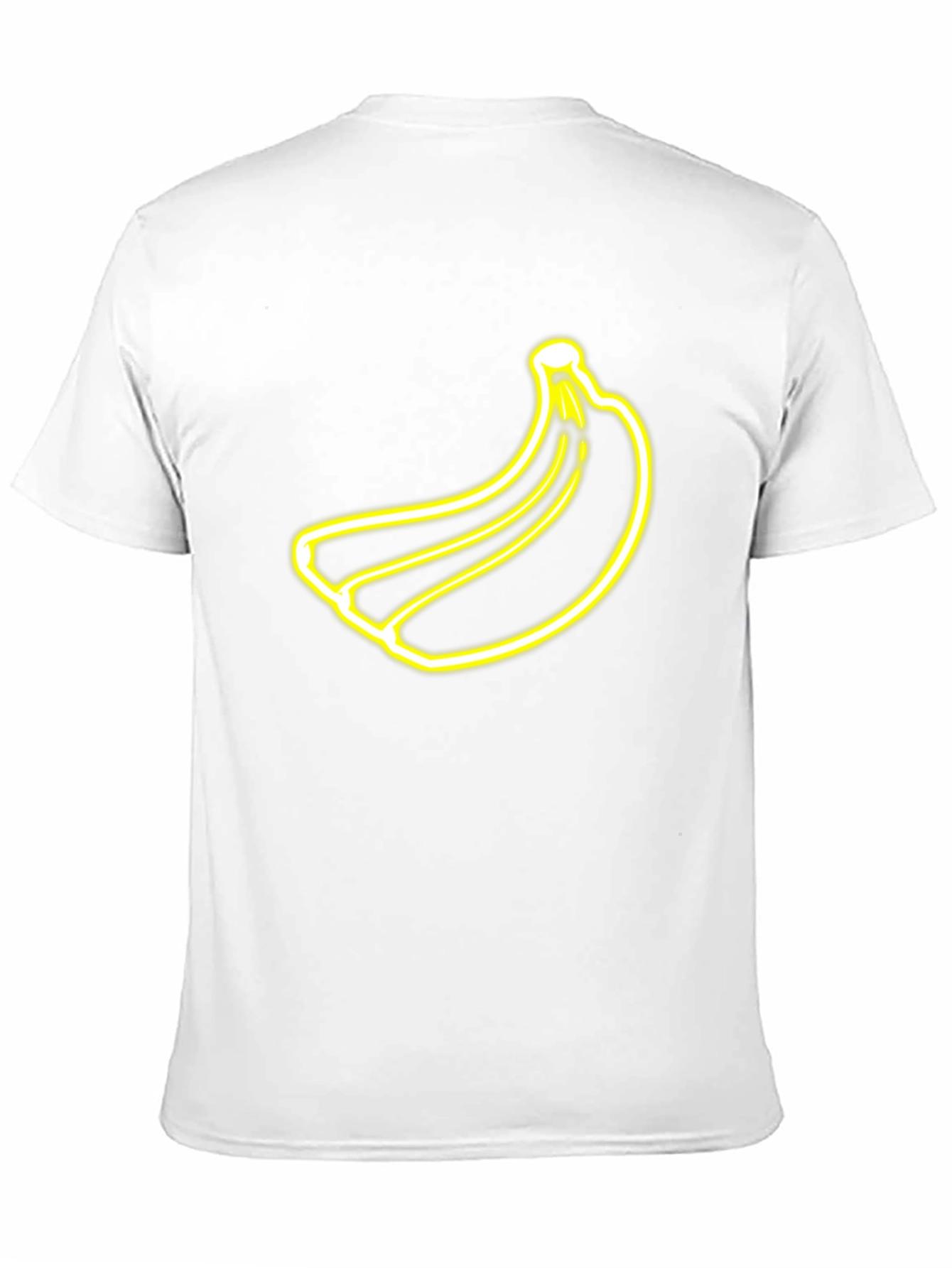 Banana Neon Graphic Black T-Shirt