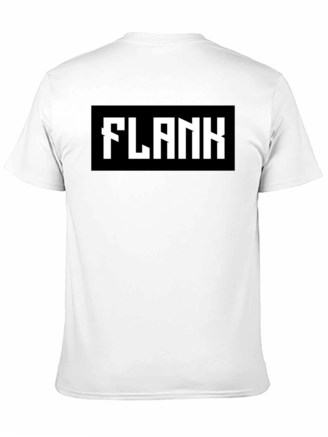 Black Flank Graphic Tee - Bold Statement Shirt