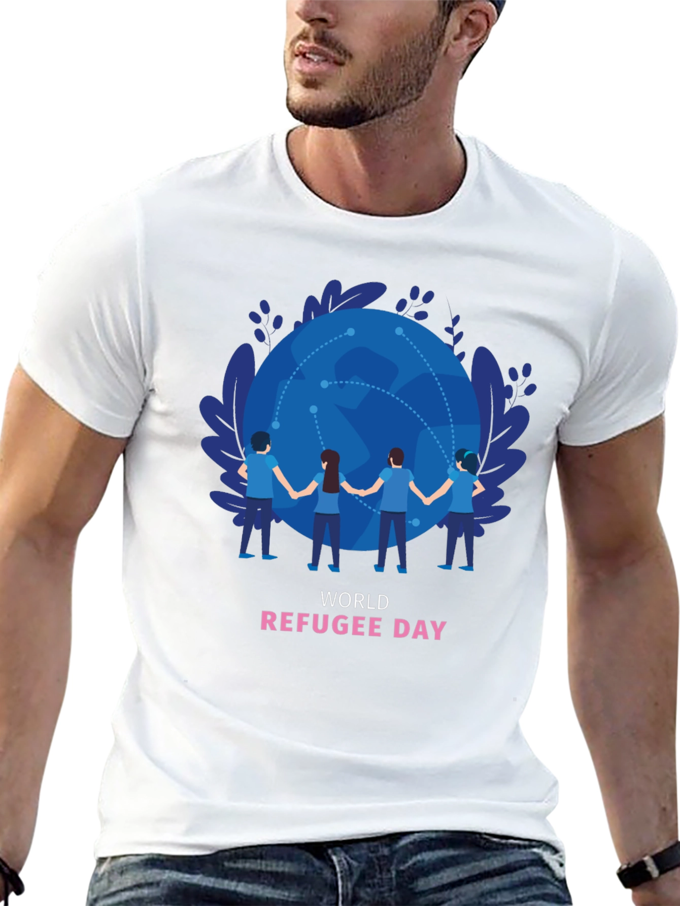 World Refugee Day T-Shirt - Global Unity Design