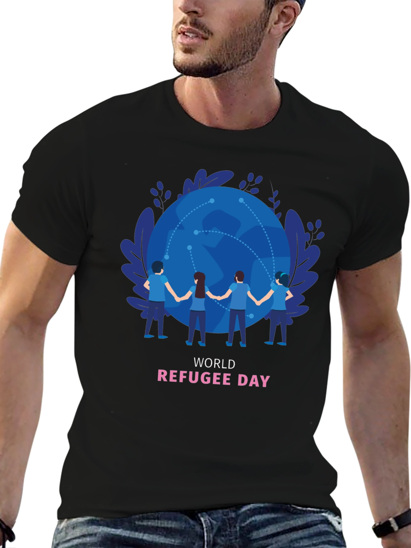 World Refugee Day T-Shirt - Global Unity Design