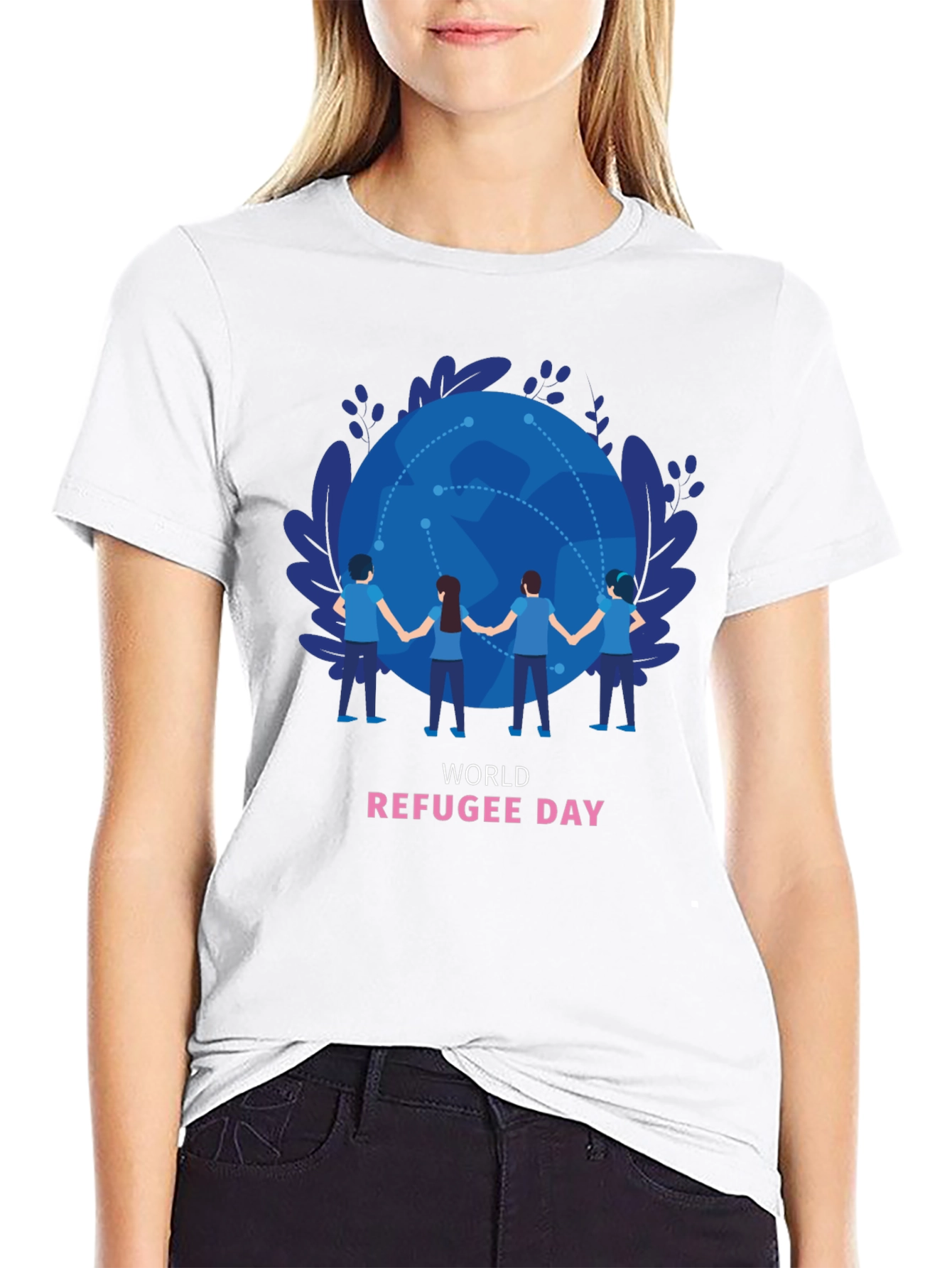 World Refugee Day T-Shirt - Global Unity Design