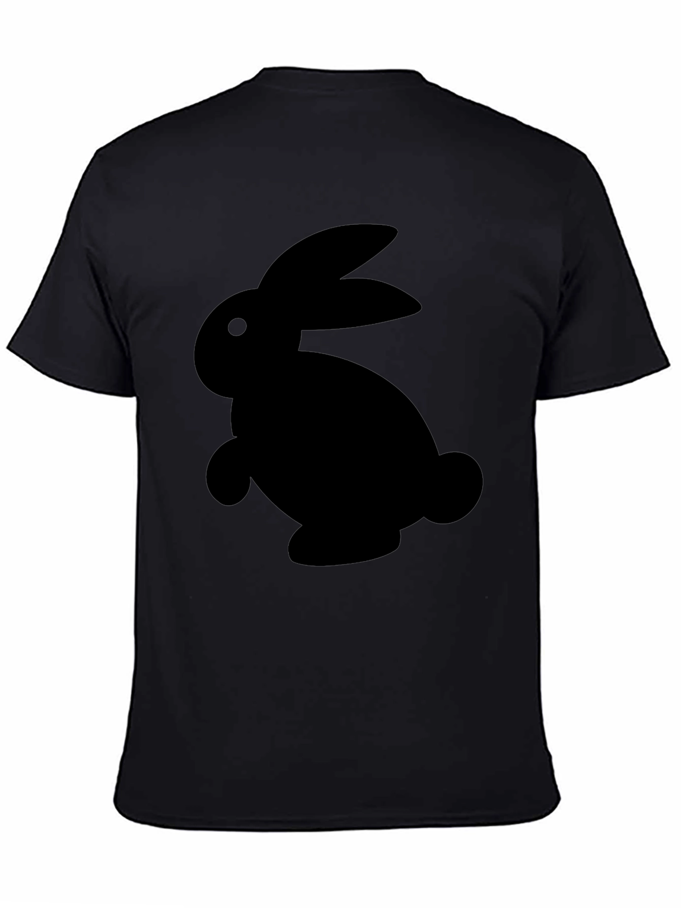 Black Rabbit Graphic T-Shirt - Casual Comfort