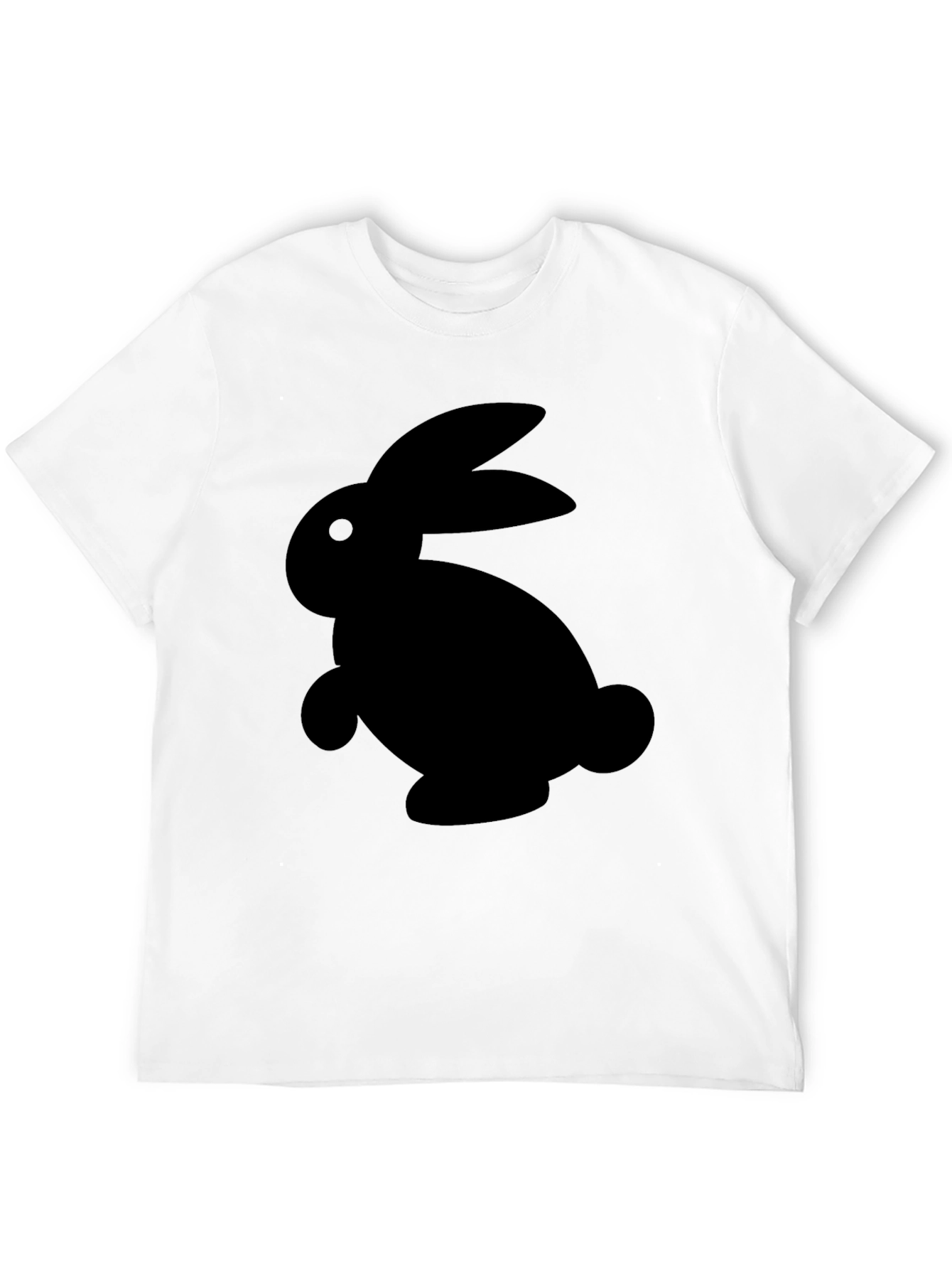 Black Rabbit Graphic T-Shirt - Casual Comfort