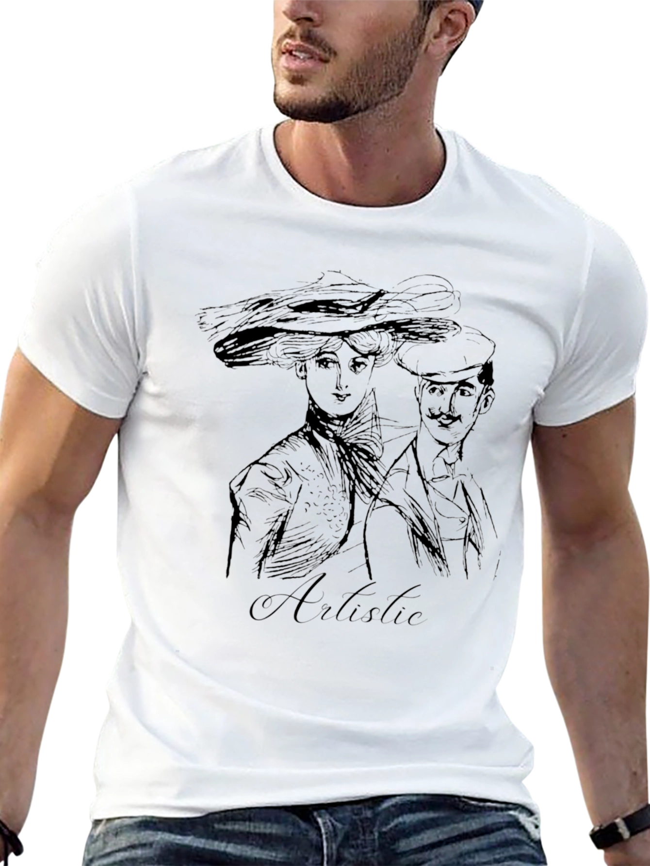 Artistic Sketch T-Shirt