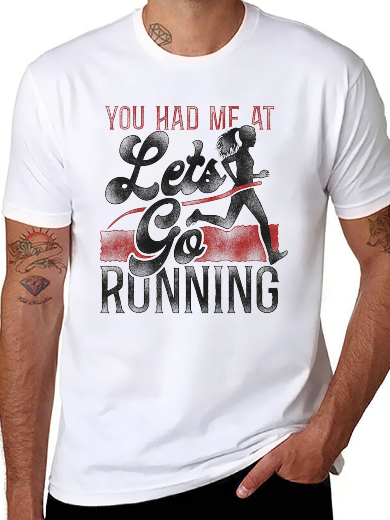 You Had Me At Running Graphic T-Shirt