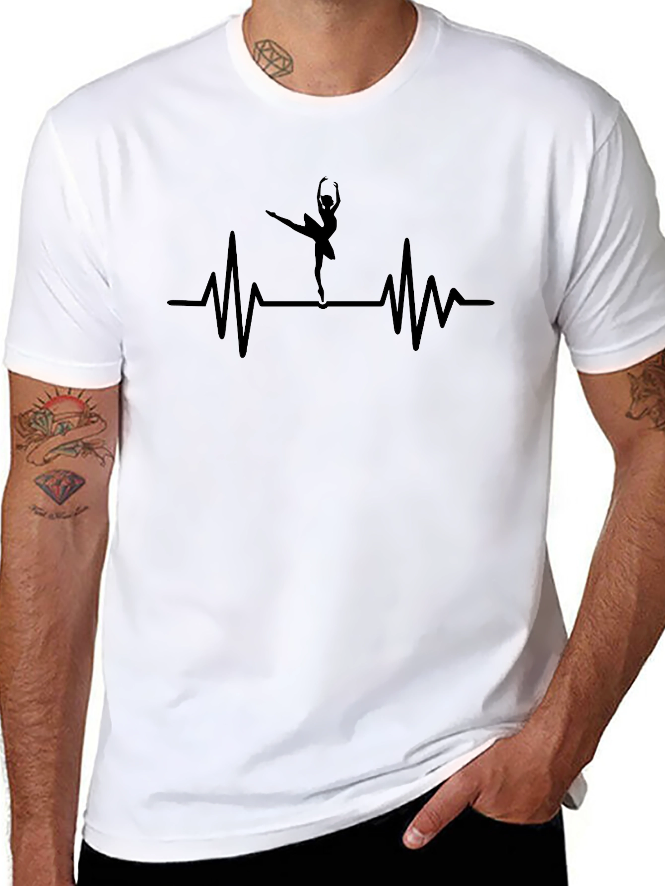 Ballet Heartbeat T-Shirt - Dance Lover Tee