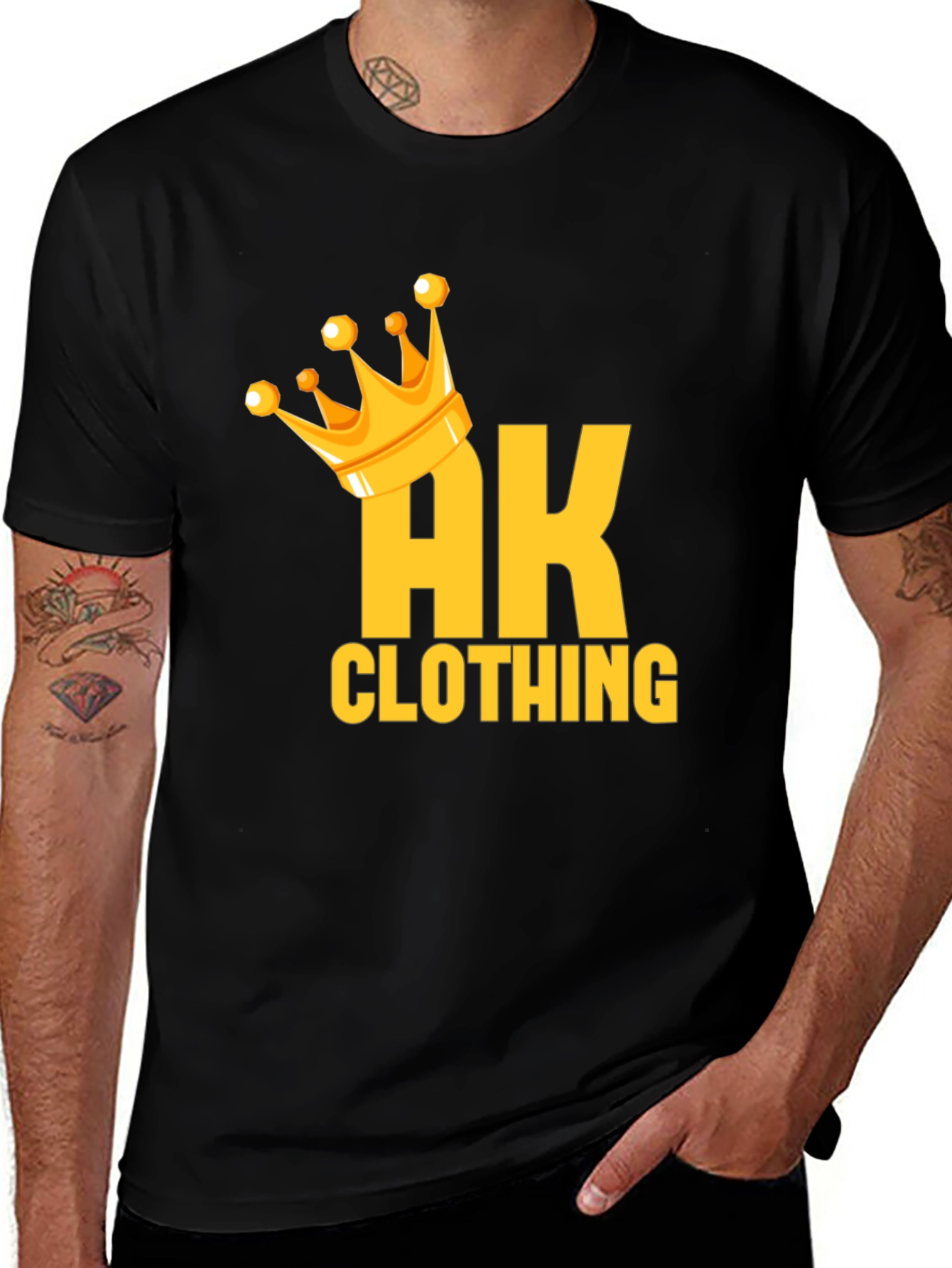 AK Clothing Graphic T-Shirt - Crown Logo