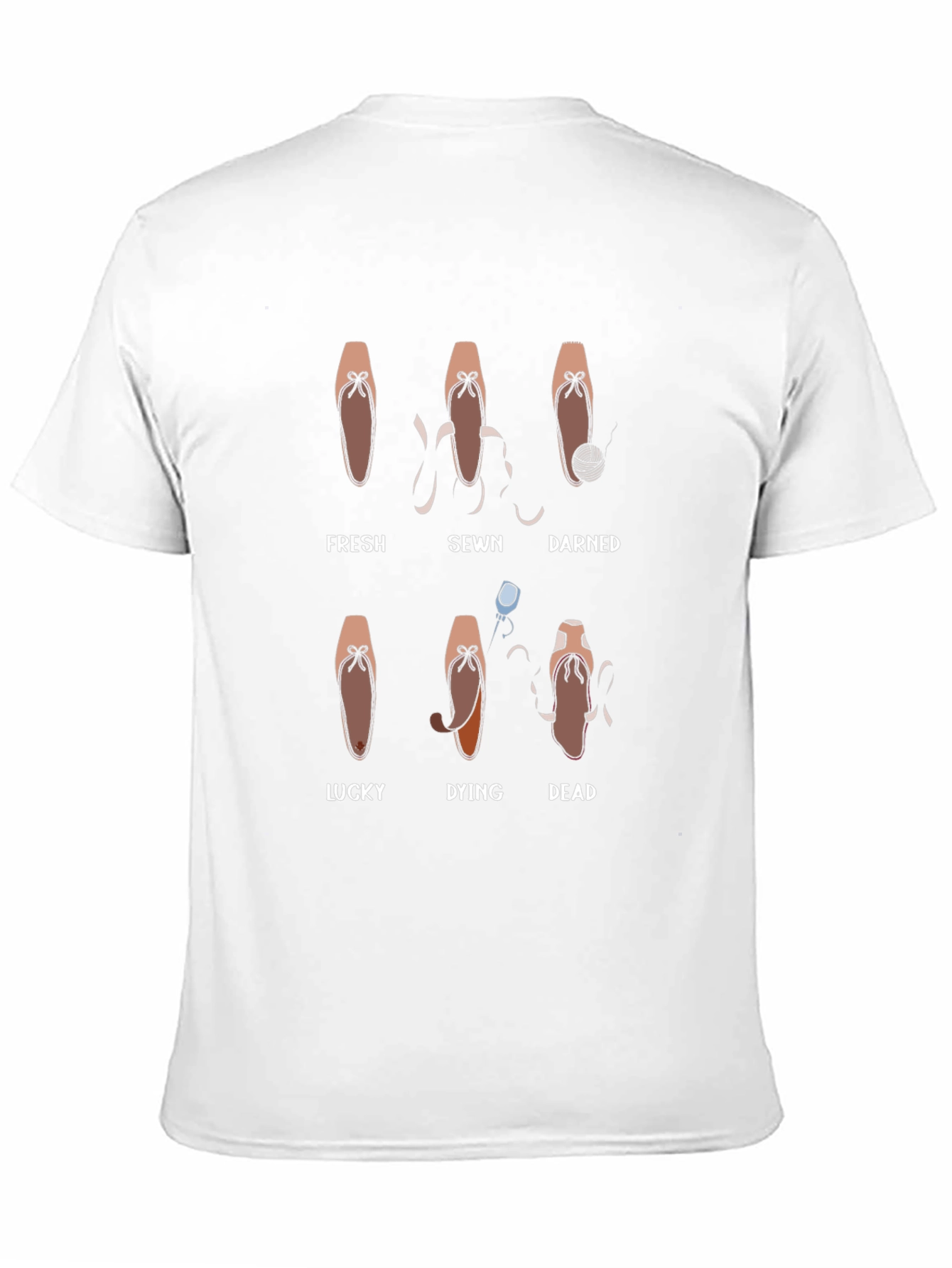 Ballerina Pointe Shoe Evolution T-Shirt