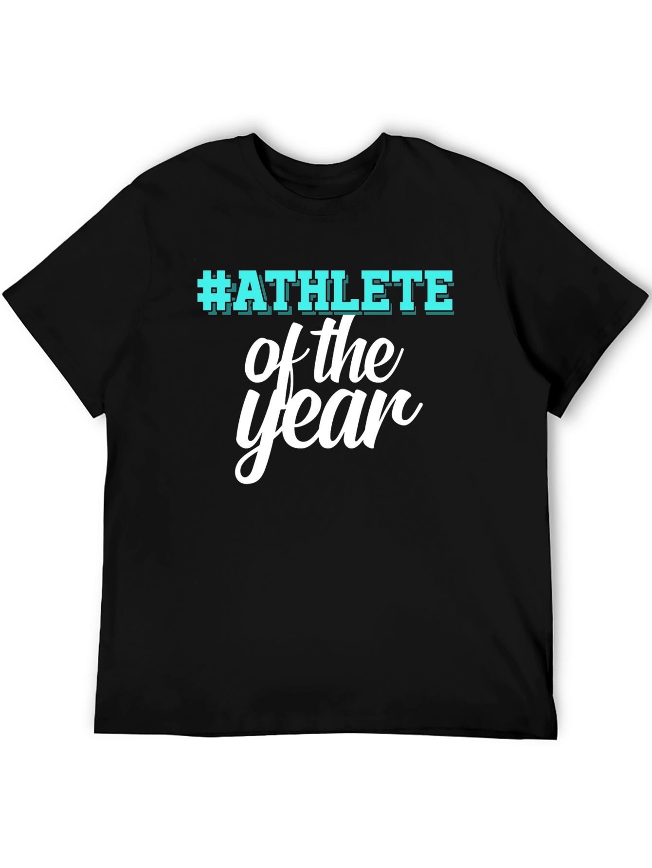Athlete of the Year Black Graphic T-Shirt