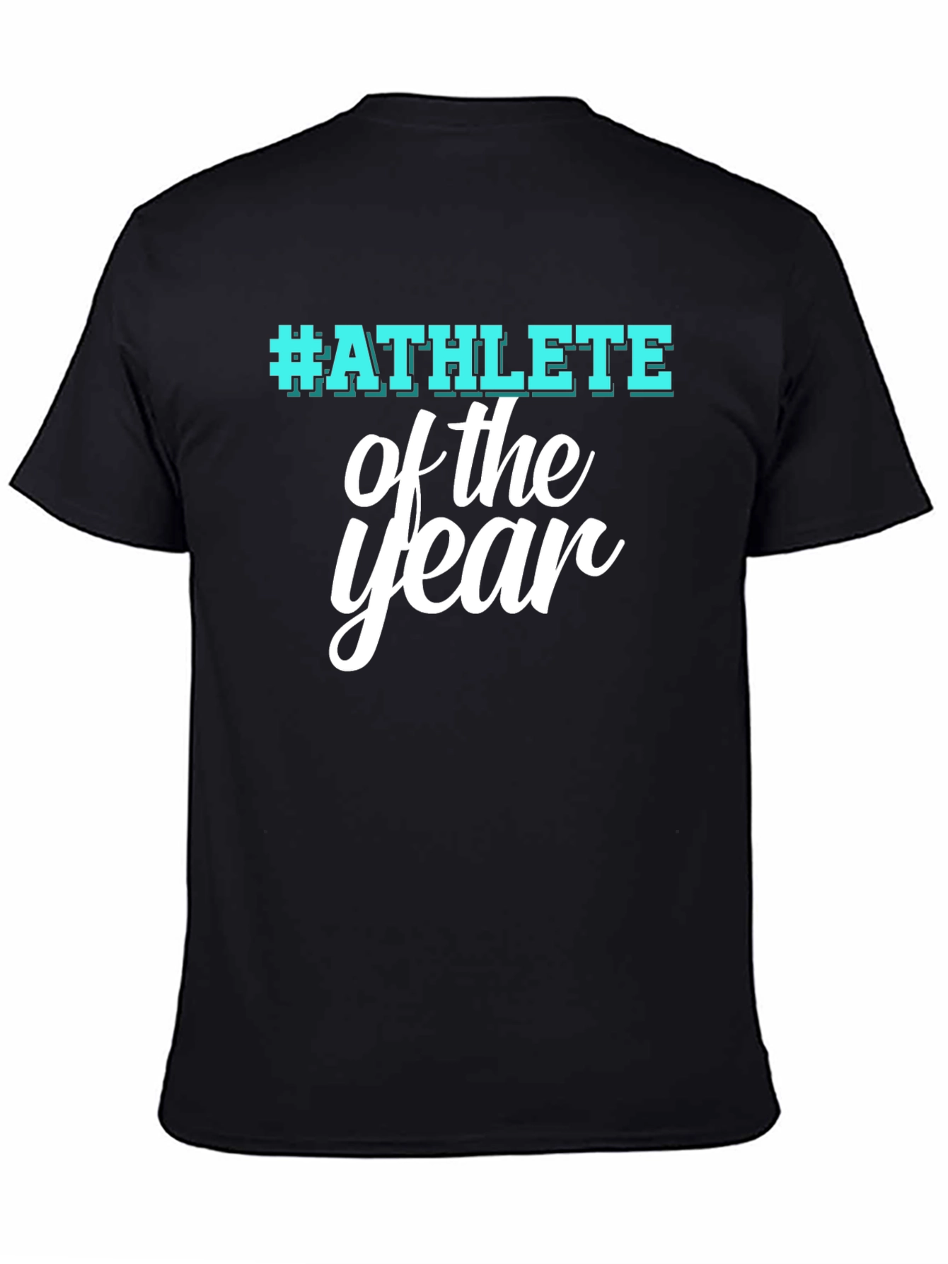 Athlete of the Year Black Graphic T-Shirt