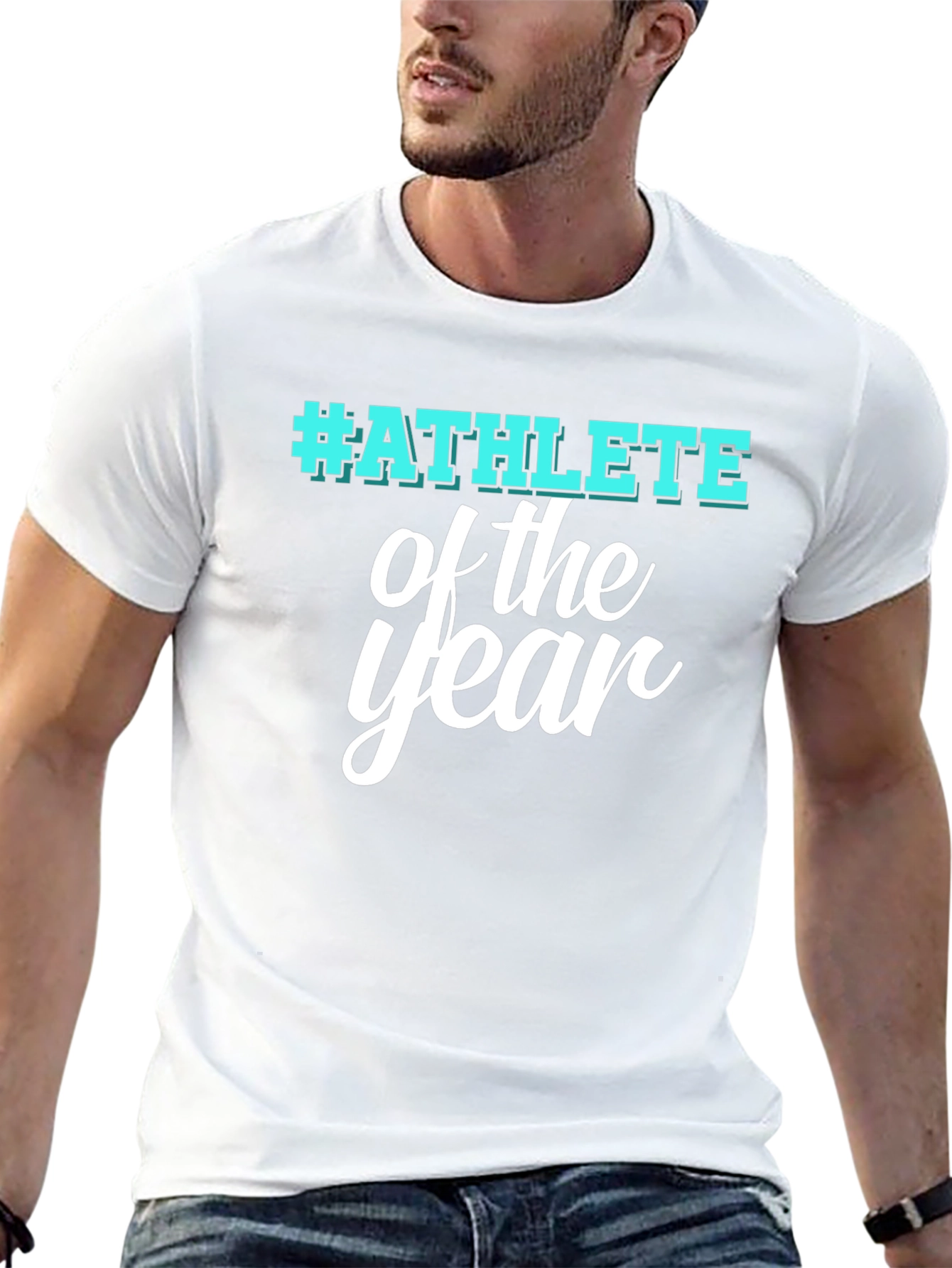 Athlete of the Year Black Graphic T-Shirt