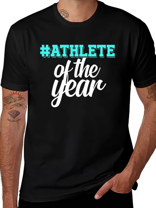 Athlete of the Year Black Graphic T-Shirt