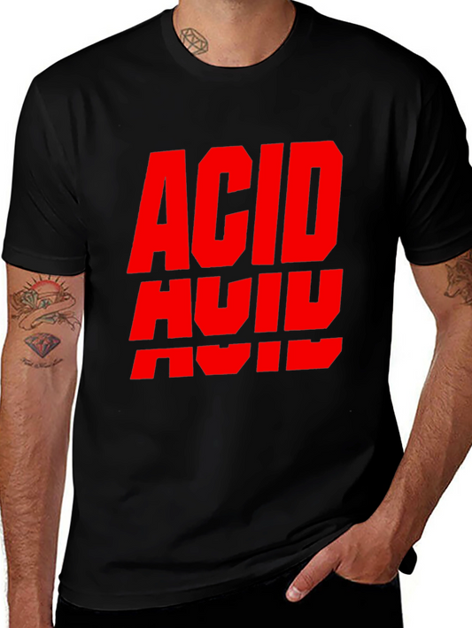 Bold ACID Graphic Tee - Black