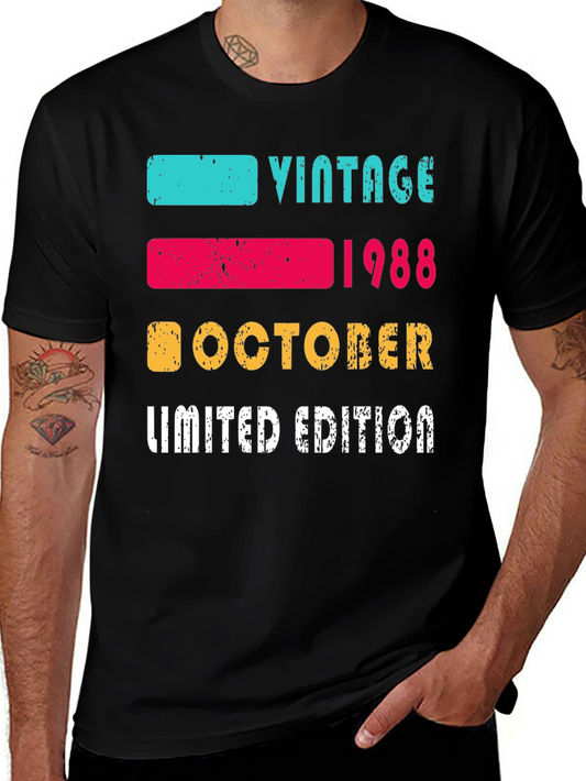 Vintage 1988 October Limited Edition T-Shirt