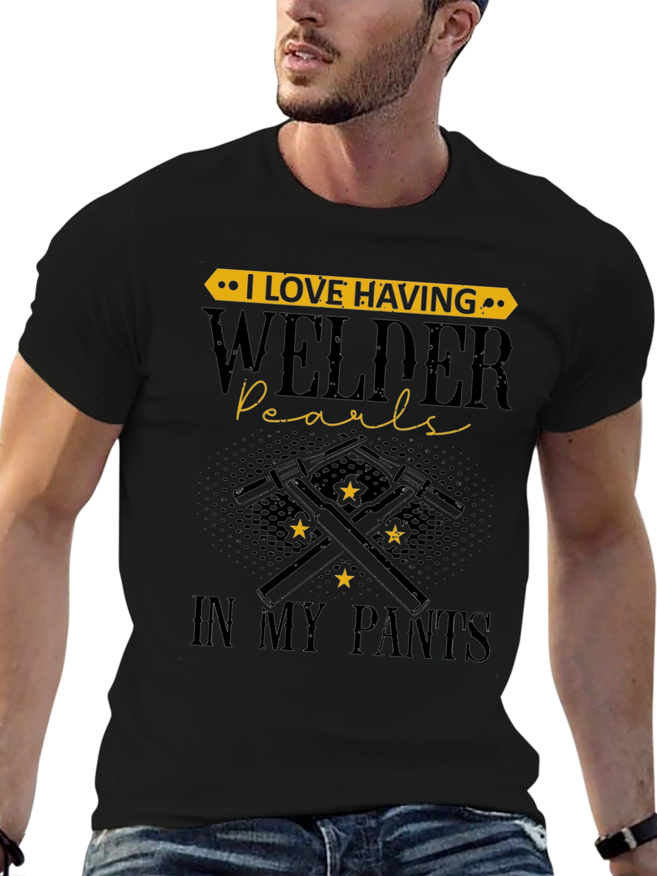Welder Pearls T-Shirt - Funny Welding Tee