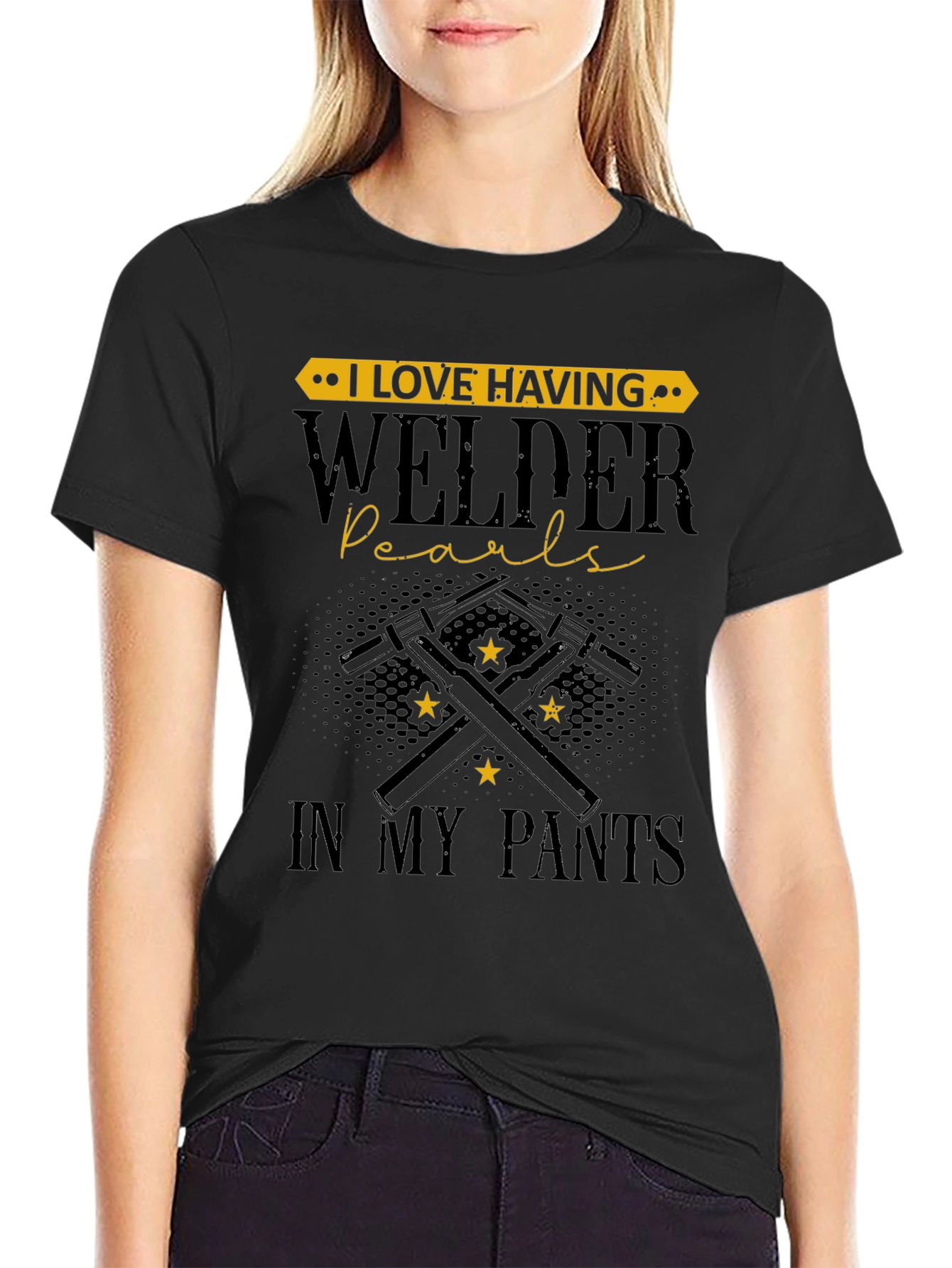 Welder Pearls T-Shirt - Funny Welding Tee