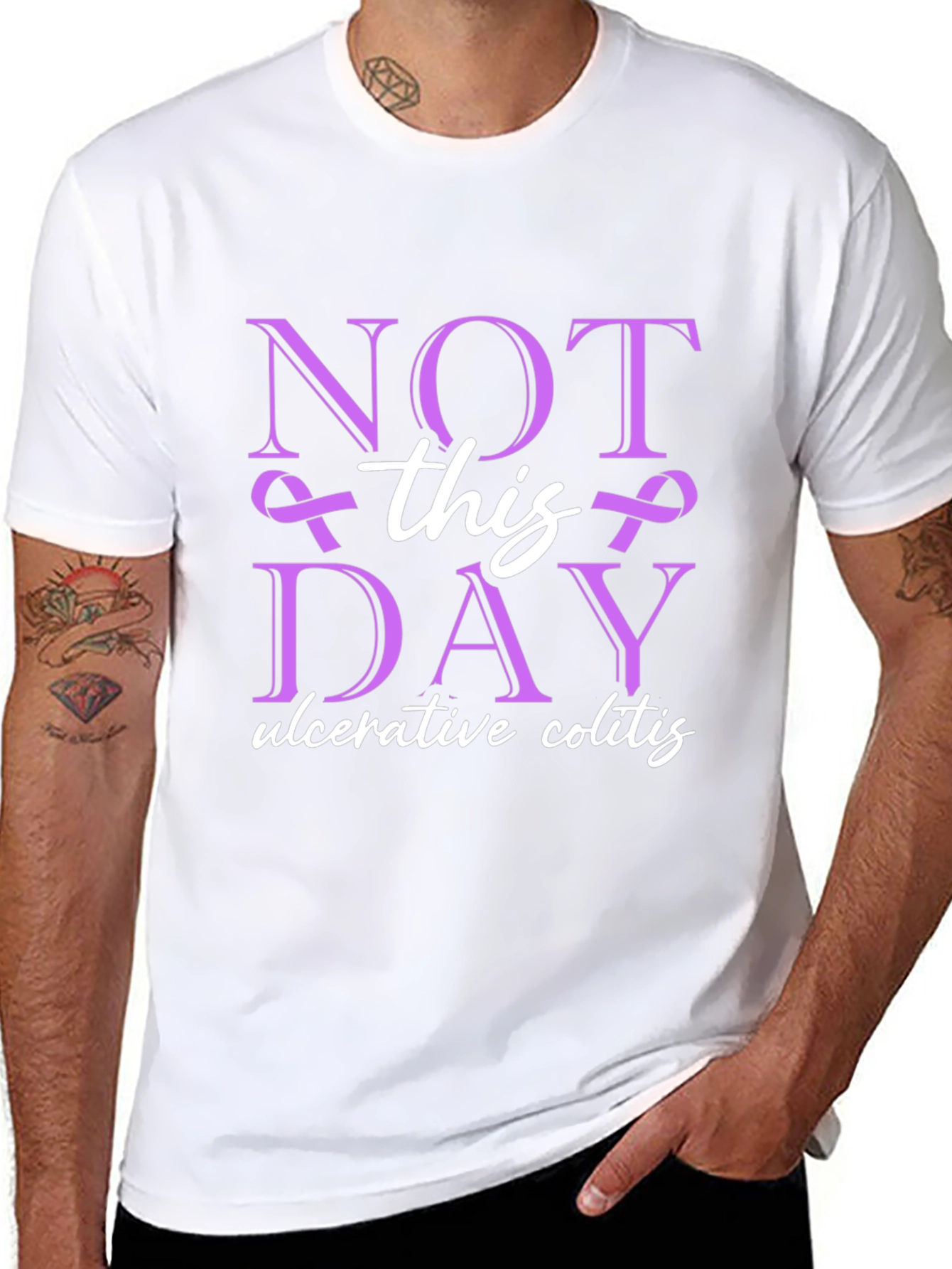 Ulcerative Colitis Awareness T-Shirt - Not This Day