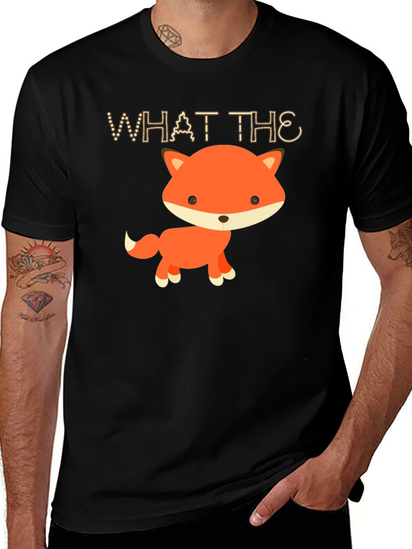 What the Fox T-Shirt - Cute Animal Graphic Tee