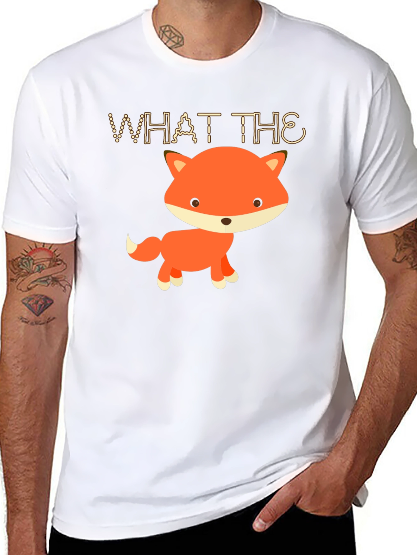 What the Fox T-Shirt - Cute Animal Graphic Tee