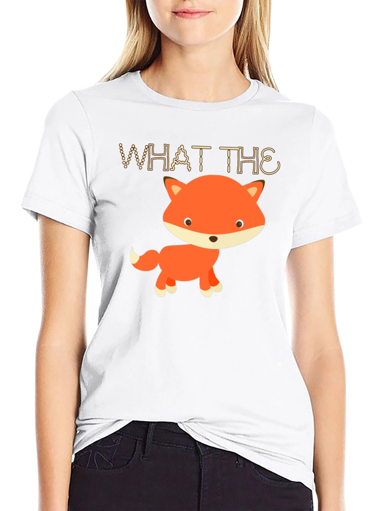 What the Fox T-Shirt - Cute Animal Graphic Tee