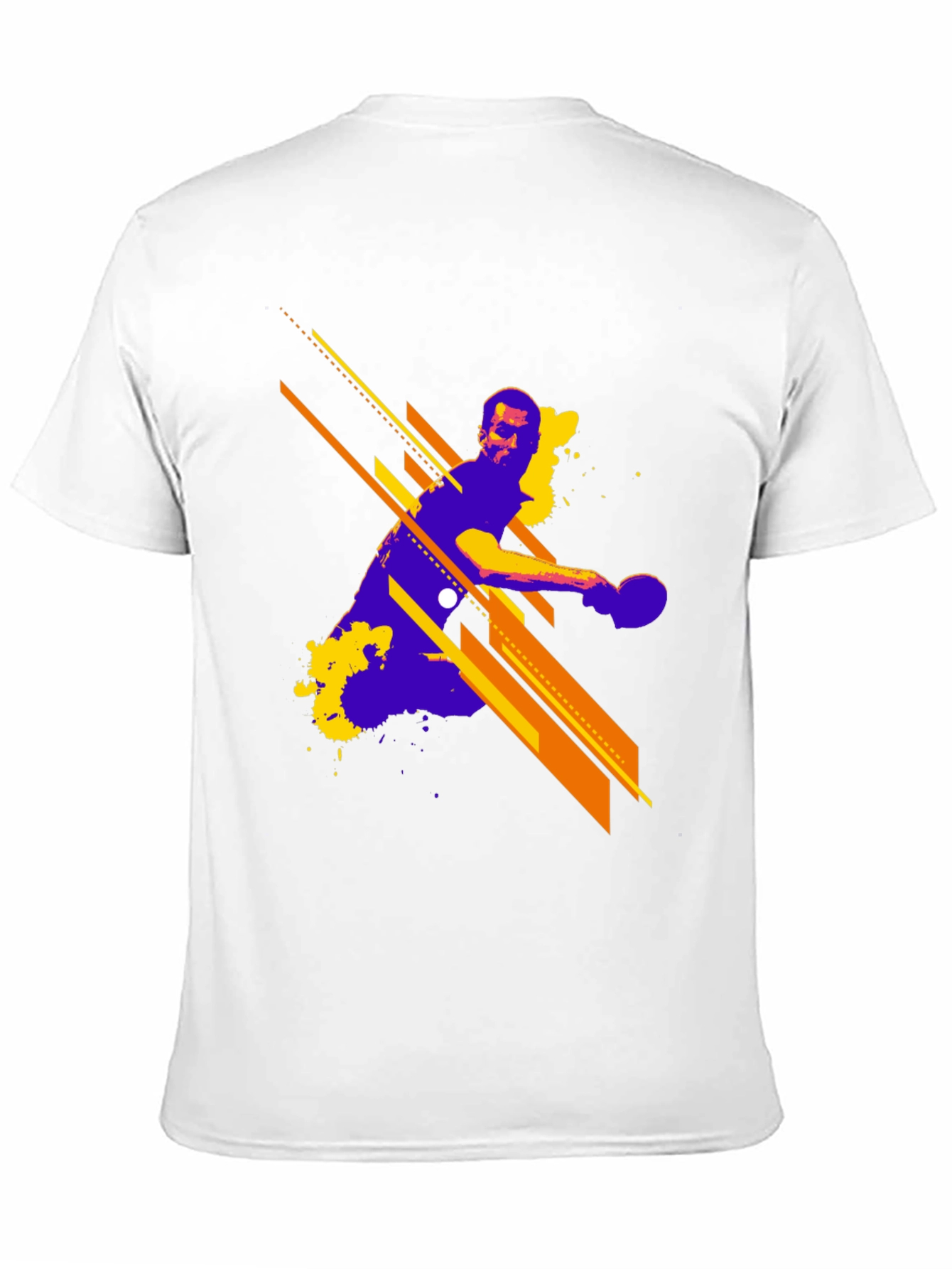 Abstract Table Tennis Graphic T-Shirt