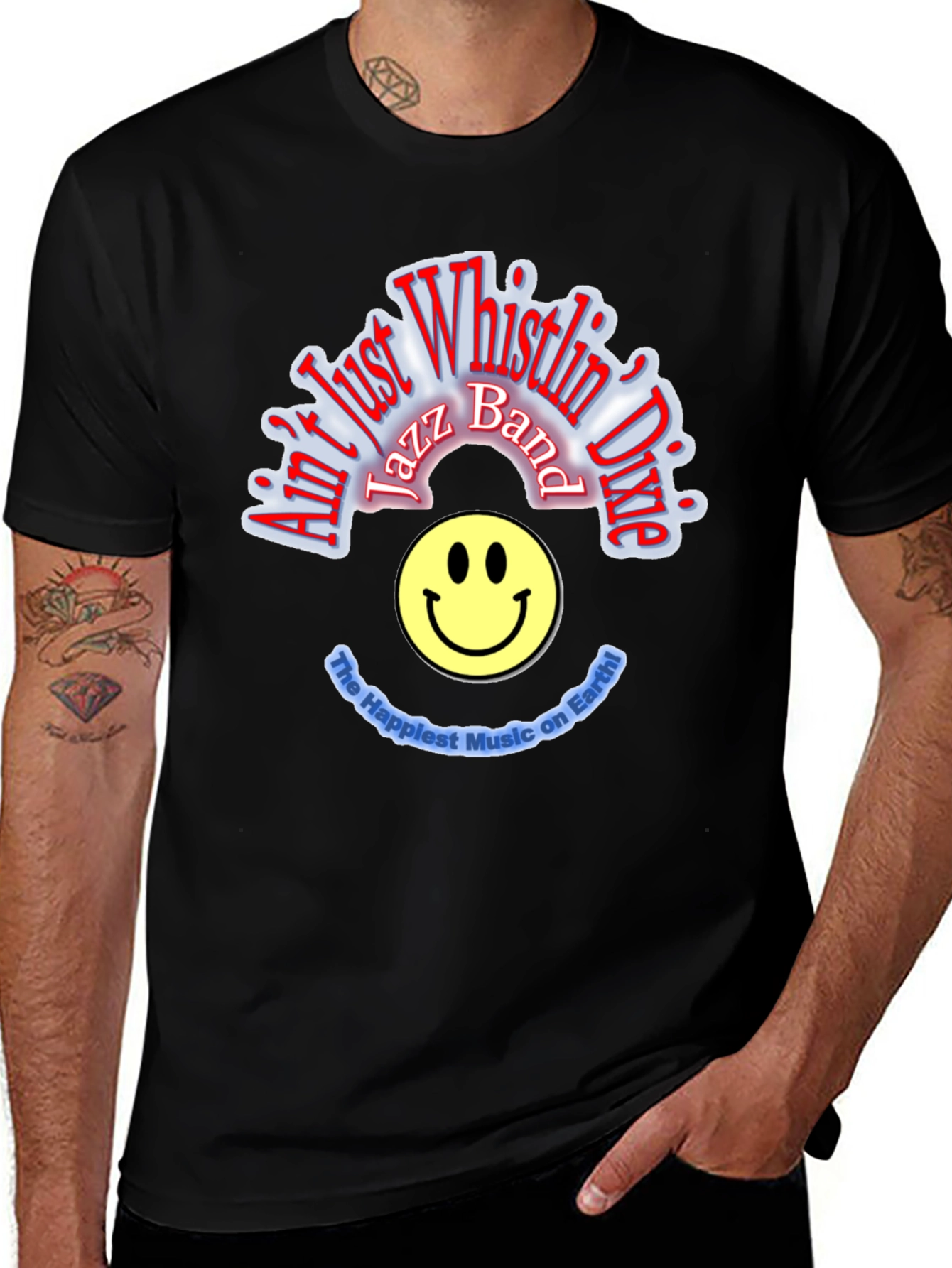 Aint Just Whistlin Dixie Jazz Band T-Shirt