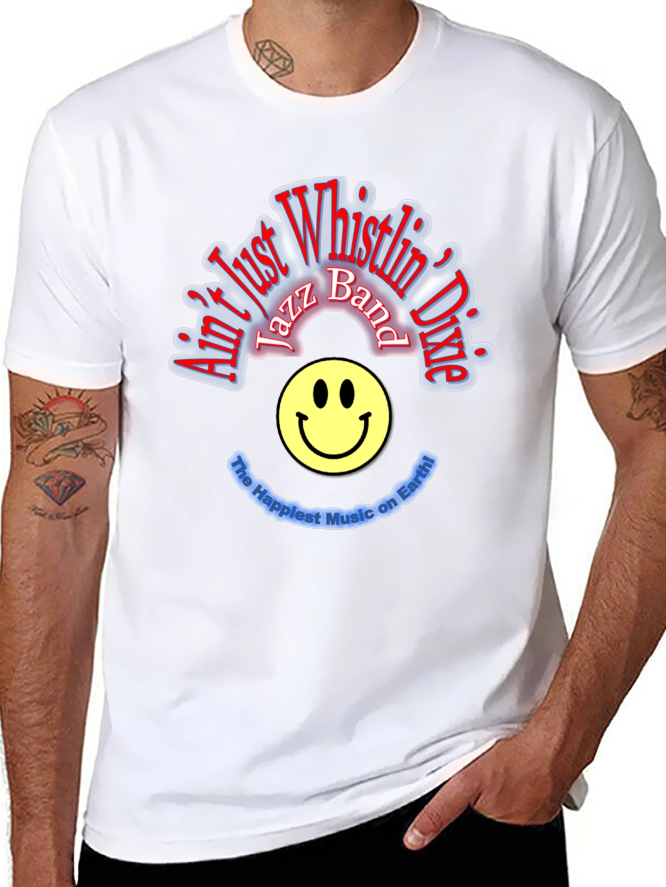 Aint Just Whistlin Dixie Jazz Band T-Shirt